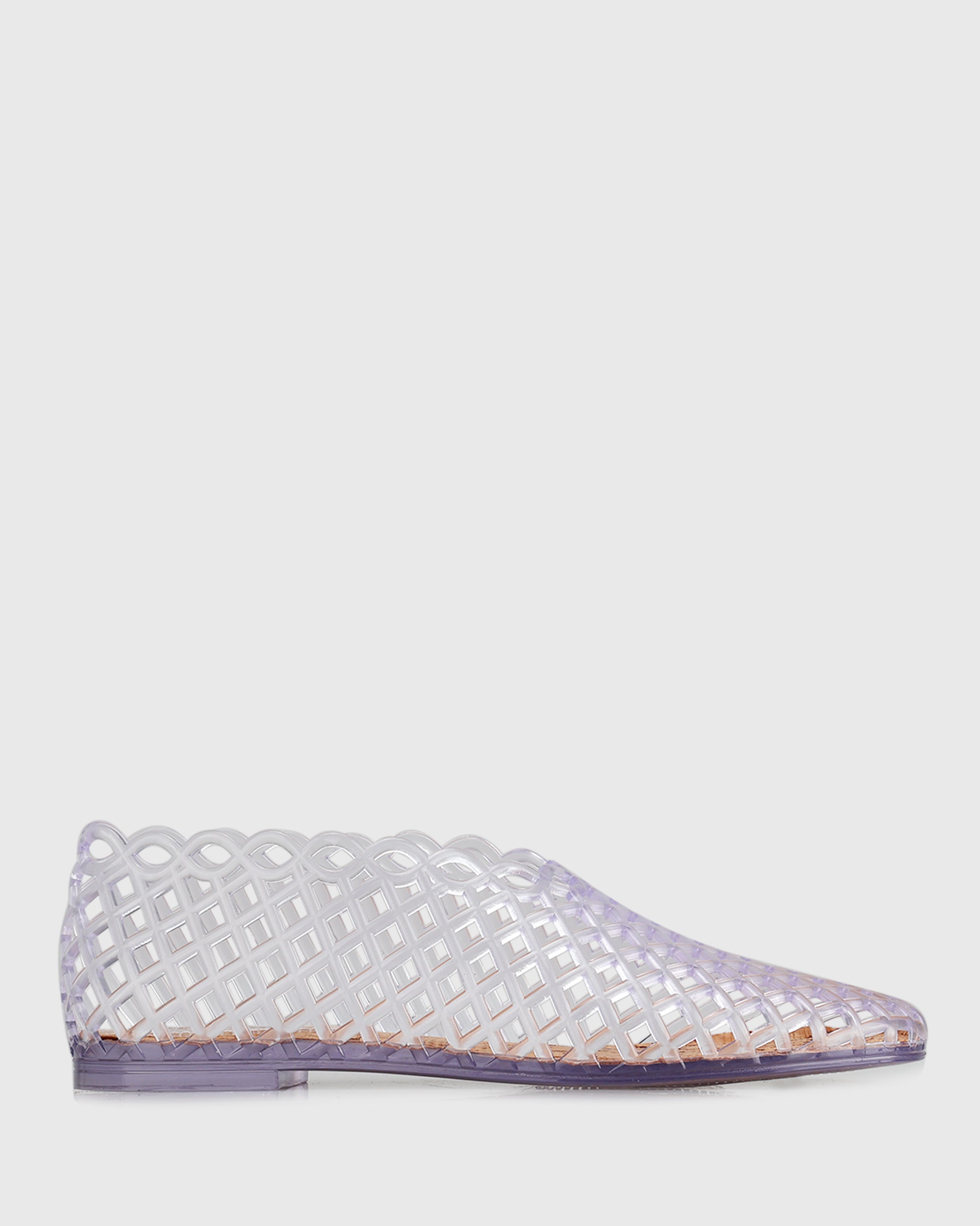 GREECE Jelly Mesh Ballet Flats - Main Image