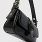 SAVOY Top Handle Buckle Detail Handbag