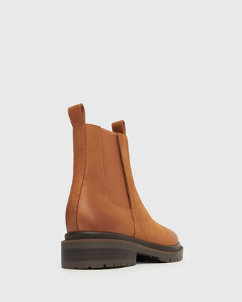 PRE-ORDER IVY Flat Leather Chelsea Boots
