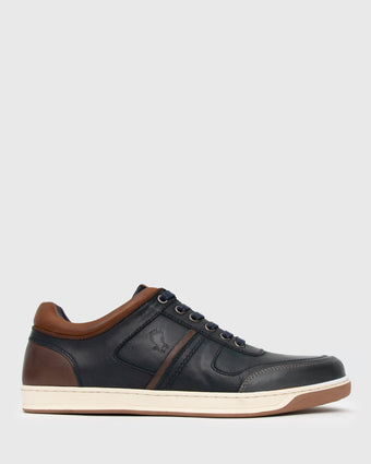 KEITH Lace-up Leather Sneakers