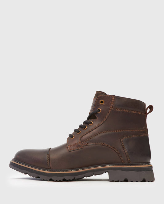 ANDROID Rugged Cap Toe Boots