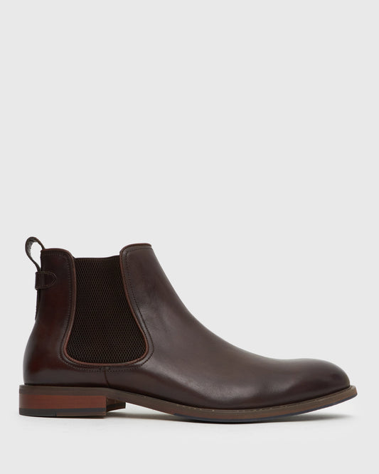 Wider Fit JEFFERY Leather Chelsea Boots