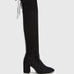 RAYA Faux Suede Over-The-Knee Boots