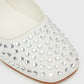 VERITY Diamante Bling Buckled Flats