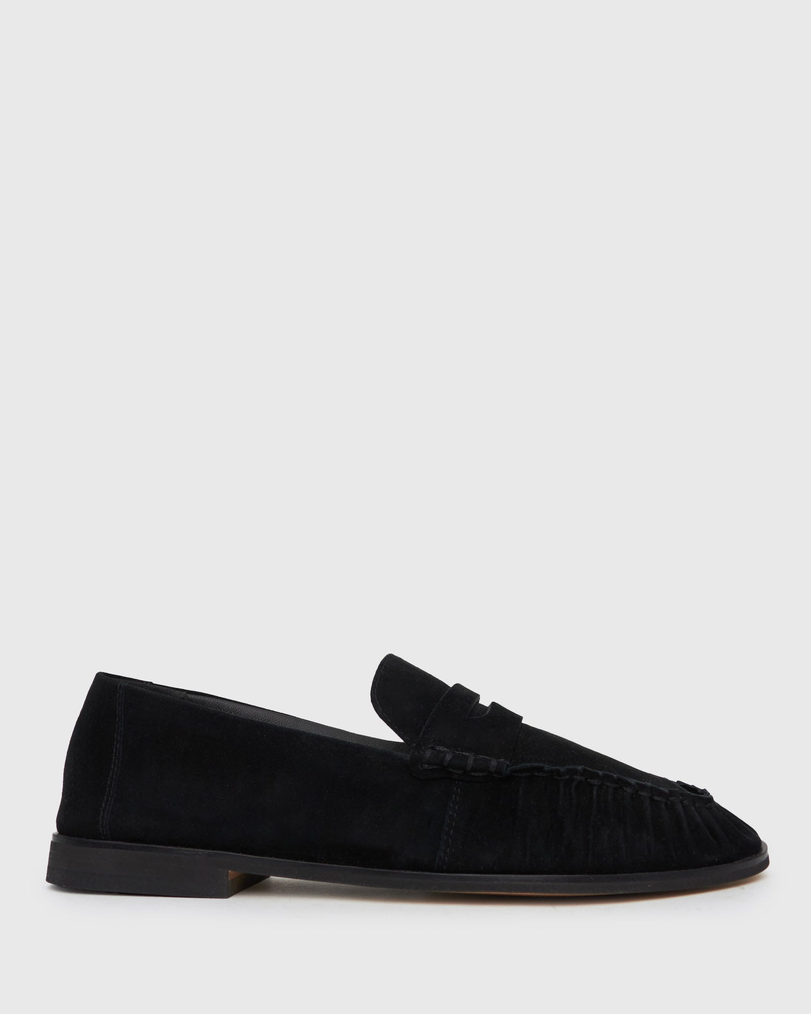 MUSE Suede Leather Loafers - Main Image