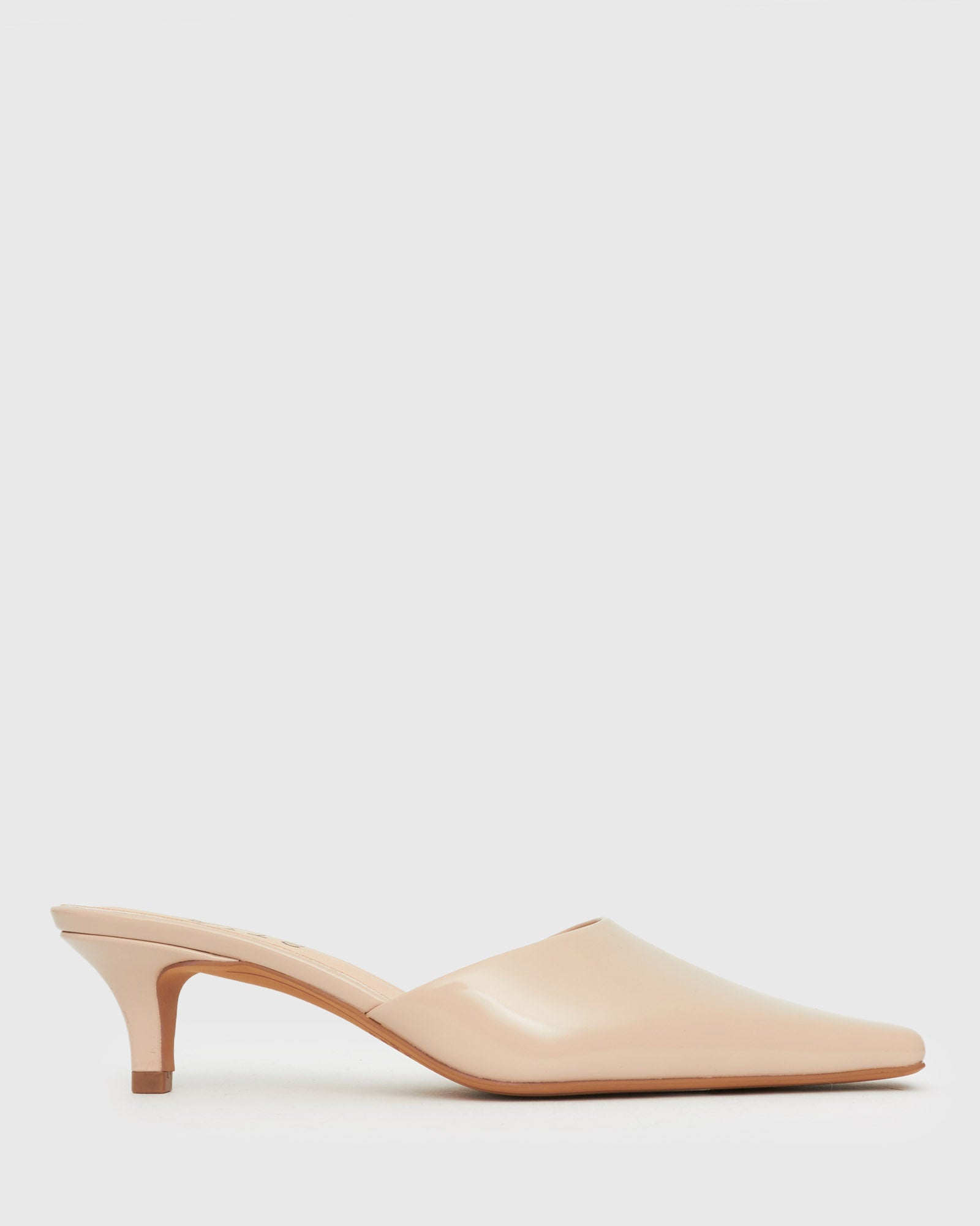 Buy PASCAL Kitten Heel Square Toe Mules by BETTS online - Betts