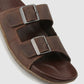 REASON Leather Footbed Slides
