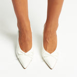 YVETTE Bow Slingback Stiletto Heels