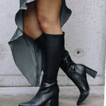 WICKS Pointed Toe Knee Boots