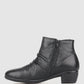 GINNY Leather Ankle Boots
