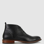 JIMMY Leather Lace Up Dress Boots