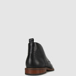 JIMMY Leather Lace Up Dress Boots