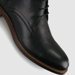 JIMMY Leather Lace Up Dress Boots