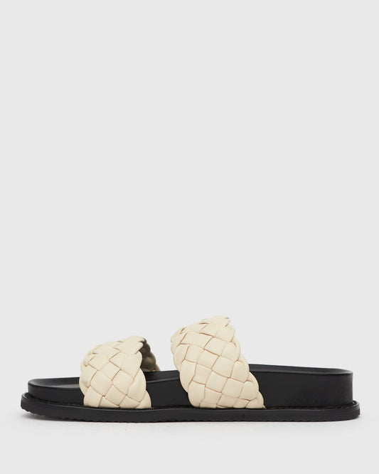 ARI Woven Leather Slides