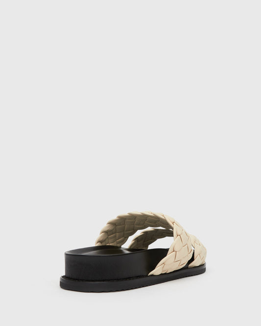 ARI Woven Leather Slides