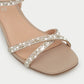 SHAY Diamante Low Heeled Sandals