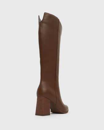 PRE-ORDER CAMILLE Knee High Block Boots