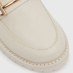 AGATHA Leather Heeled Loafers