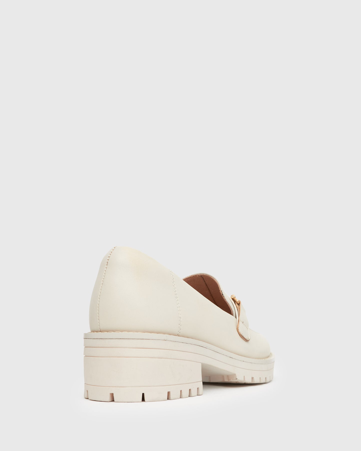 AGATHA Leather Heeled Loafers