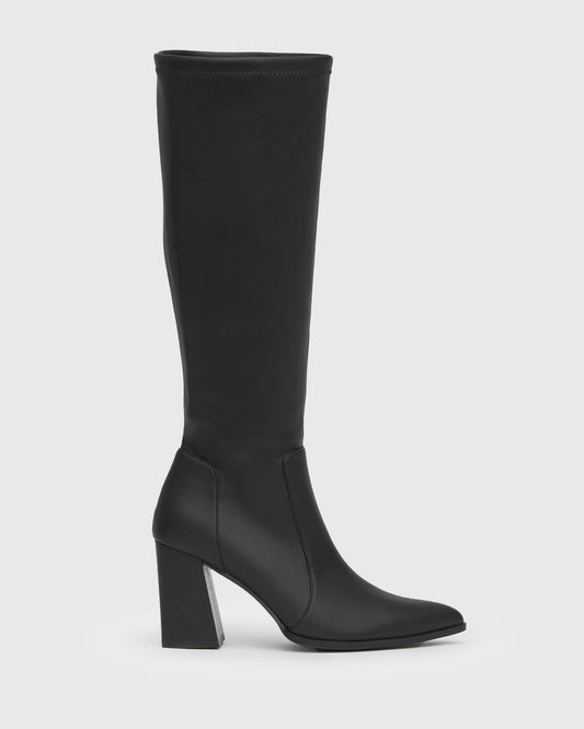 WICKS Pointed Toe Knee Boots