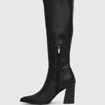 WICKS Pointed Toe Knee Boots