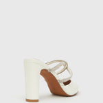 MINDY Diamante Pointed Toe Mules