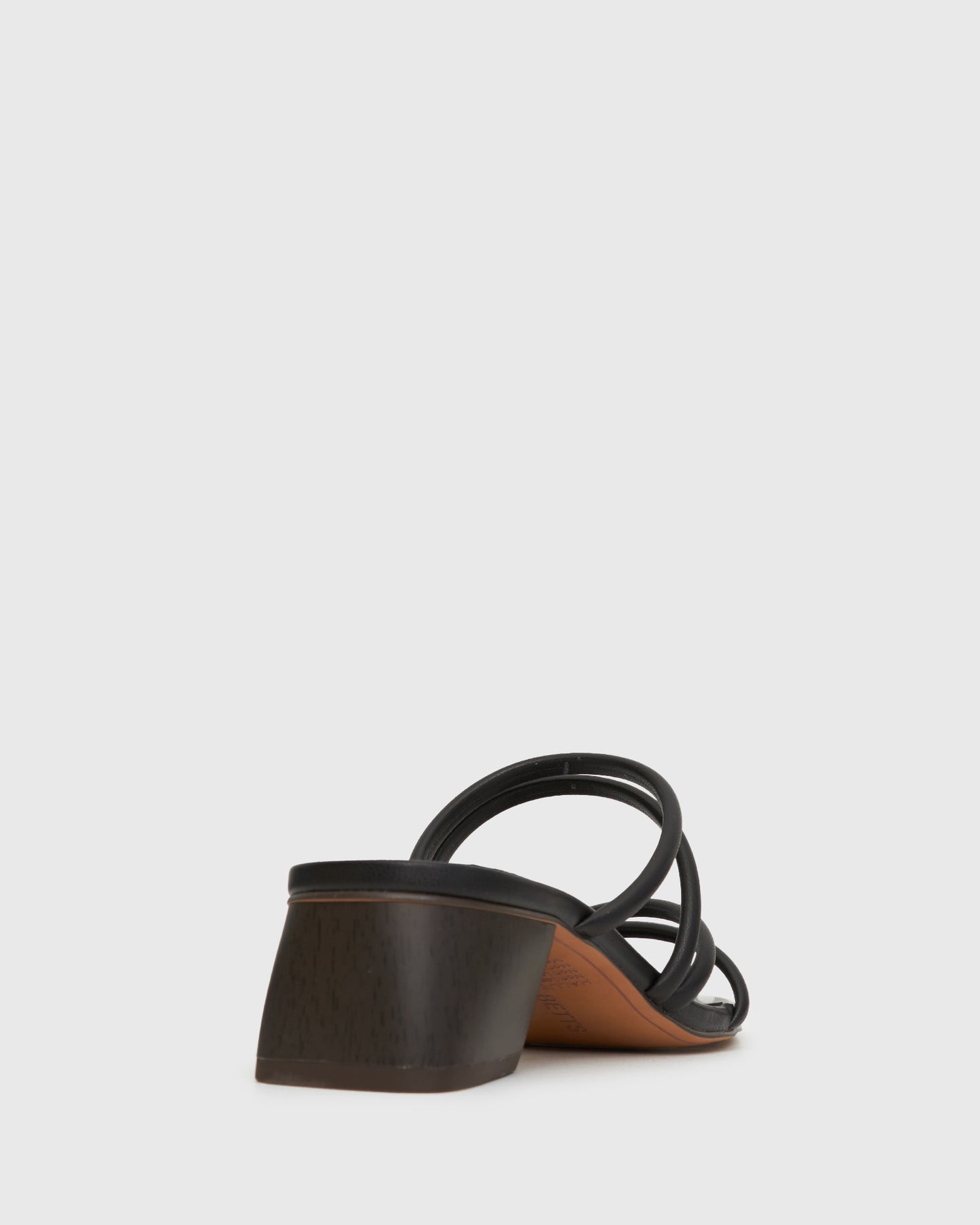 PRE-ORDER HALLIE Low Wooden Block Heel Mules