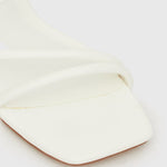PRE-ORDER HALLIE Low Wooden Block Heel Mules