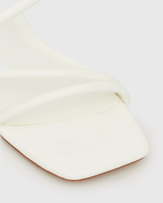 PRE-ORDER HALLIE Low Wooden Block Heel Mules