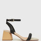 MONICA Wooden Block Heel Sandals