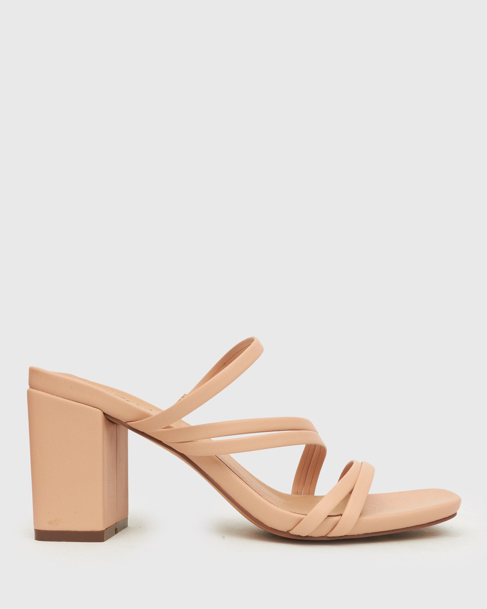 Buy HONOUR Asymetric Strappy Mules by Zeroe online - Betts