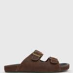 SLINKY Leather Double Buckle Sandals