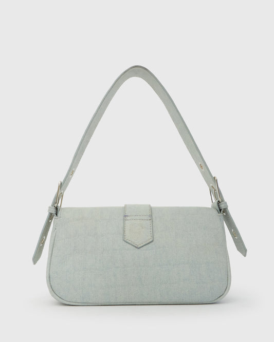 SAVOY Top Handle Buckle Detail Handbag