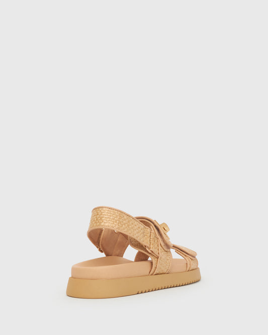 MALINI Buckle Footbed Sandals
