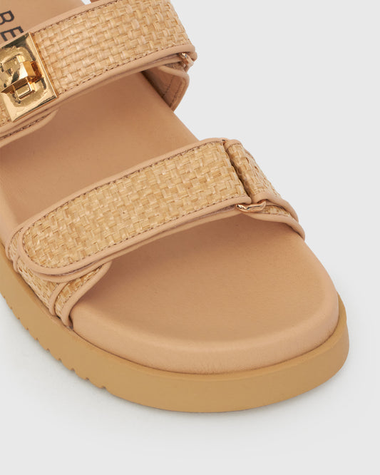 MALINI Buckle Footbed Sandals