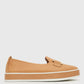 NED Gold Trim Leather Loafers