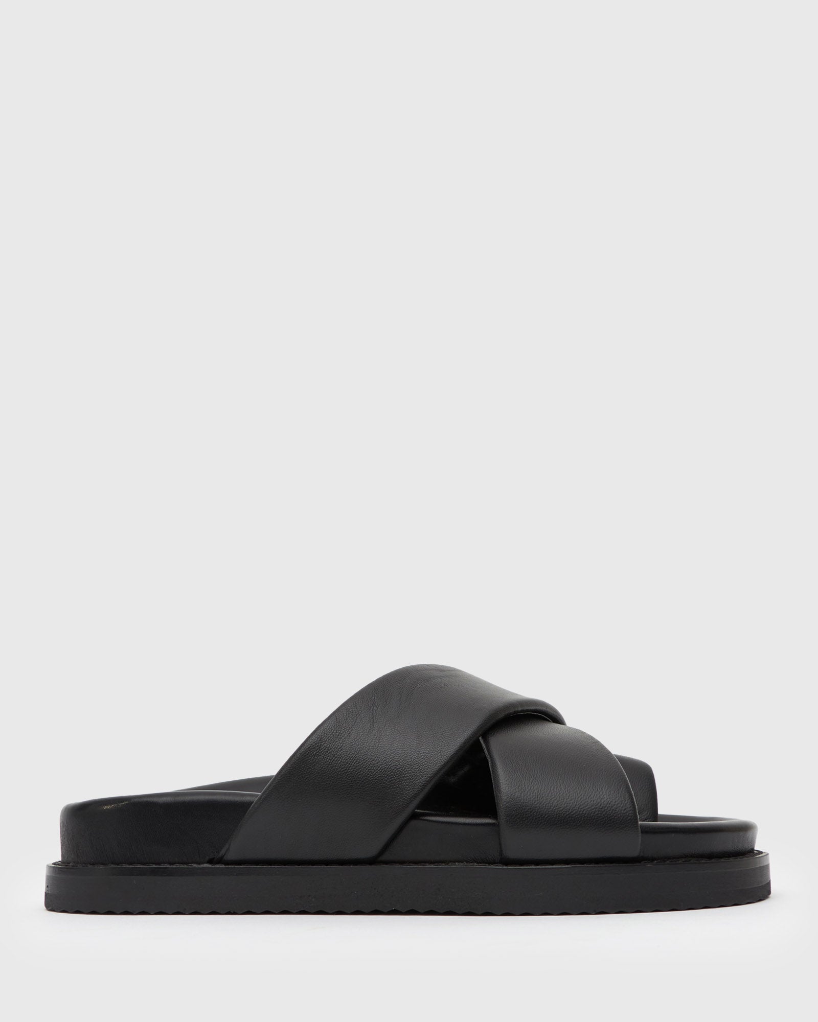 Buy BERMUDA Leather Crossover Slide Sandals by Betts online - Betts