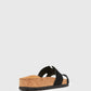 POLLY Suede Leather Footbed Sandals