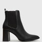 MARLEY Block Heel Ankle Boots