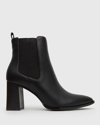 MARLEY Block Heel Ankle Boots
