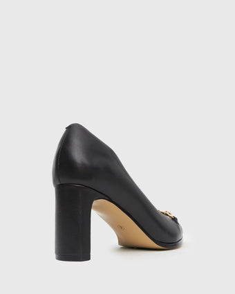 ALIX Pointy Toe Leather Pump Shoes