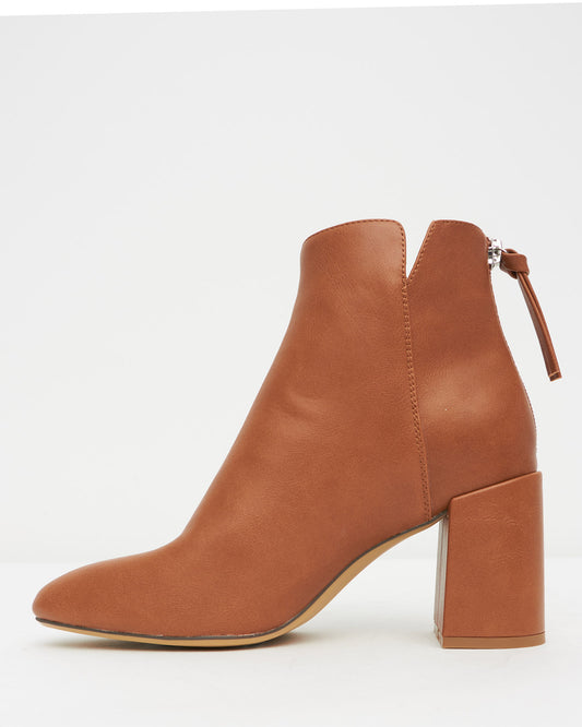 REX Block Heeled Ankle Boots