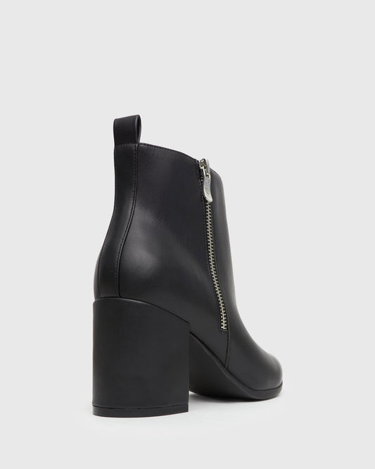 CLOVER Zip-Up Pointed Toe Boots