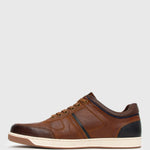 KEITH Lace-up Leather Sneakers