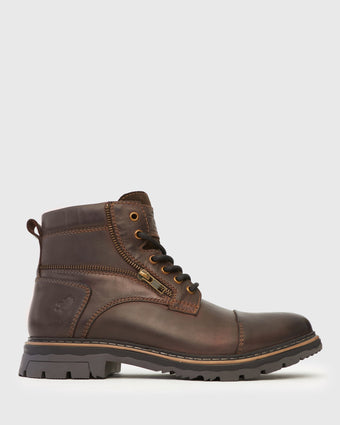 ANDROID Rugged Cap Toe Boots
