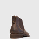 CORTINA Pull-on Leather Chelsea Boots