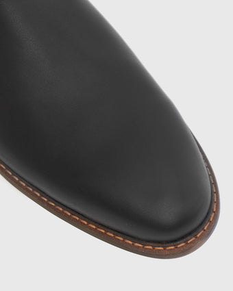 CORTINA Pull-on Leather Chelsea Boots