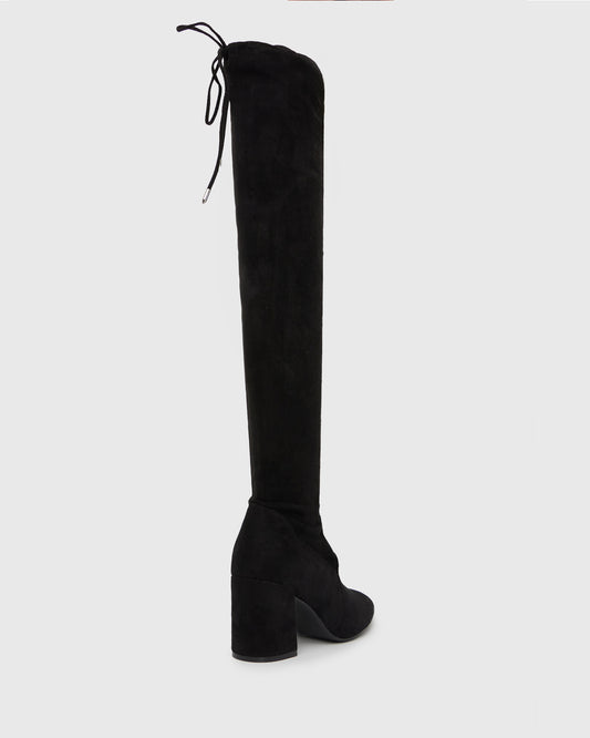 RAYA Faux Suede Over-The-Knee Boots