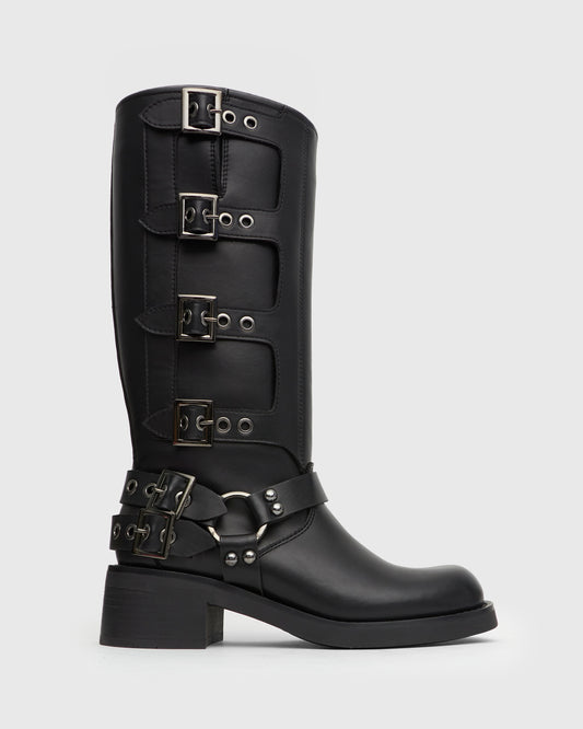 HECTIC Tall Biker Boots