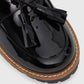 AGGIE Tassel-Detail Leather Loafers